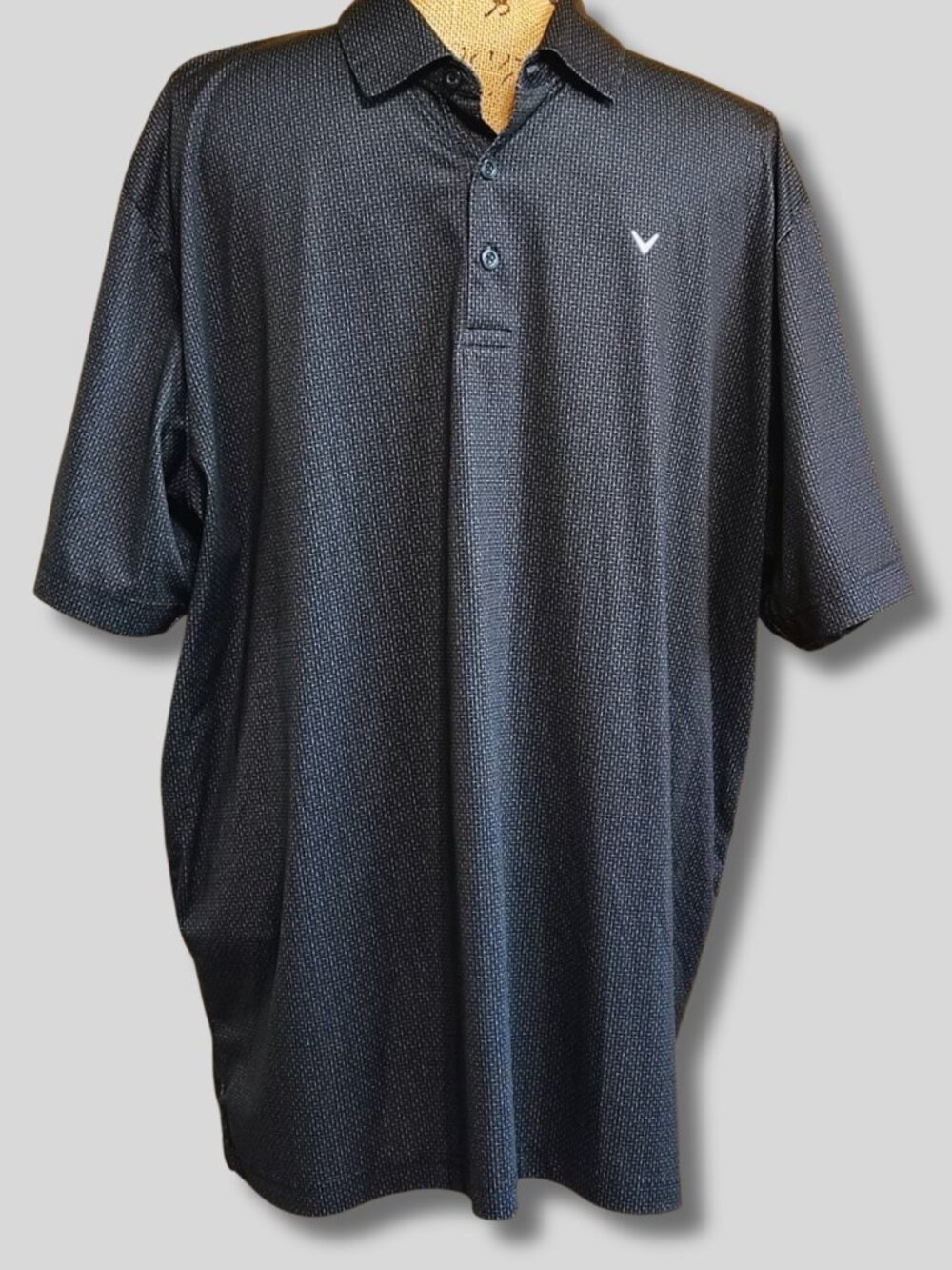 Callaway XL Opti-Dri Performance Golf Polo - Charcoal EUC